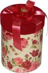 подарочная упаковка, набор подарочных коробок Цилиндр с лентой и цветком 3 шт.